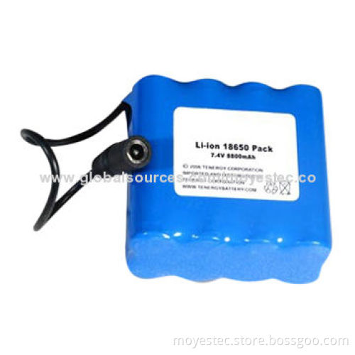 11.1V/6.6Ah the best outdoor searchlight lithium-ion battery pack fit for high pressure fishing